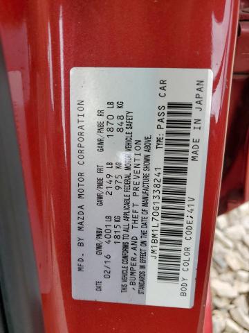 2016 MAZDA 3 TOURING - JM1BM1L70G1338241