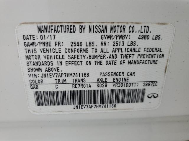 2017 INFINITI Q50 PREMIU - JN1EV7AP7HM741166