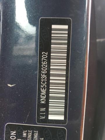 2015 KIA SEDONA SXL KNDME5C13F6026702