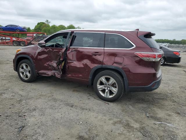 Vin: 5tddkrfh1gs304149, lot: 56939795, toyota highlander limited 20162
