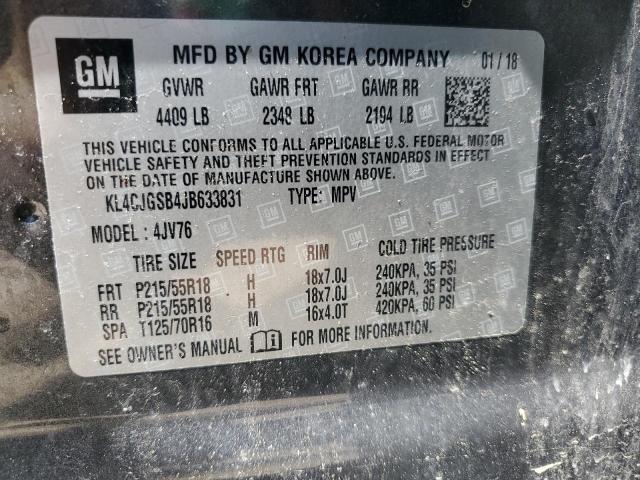 2018 BUICK ENCORE ESS KL4CJGSB4JB633831
