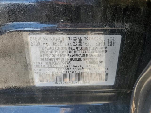2020 NISSAN SENTRA SV 3N1AB8CV5LY263862