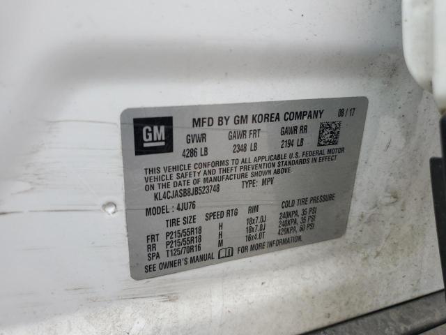 2018 BUICK ENCORE PRE - KL4CJASB8JB523748