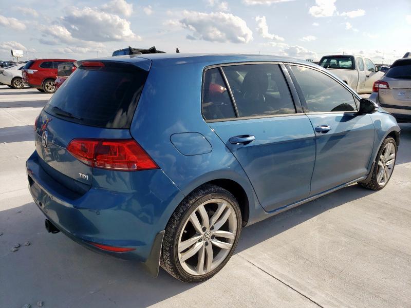 Vin: 3vw2a7au2fm066360, lot: 57618965, volkswagen golf tdi 20153