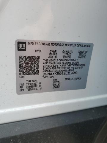 2025 CHEVROLET EQUINOX AC 3GNAXKEG4SL112699