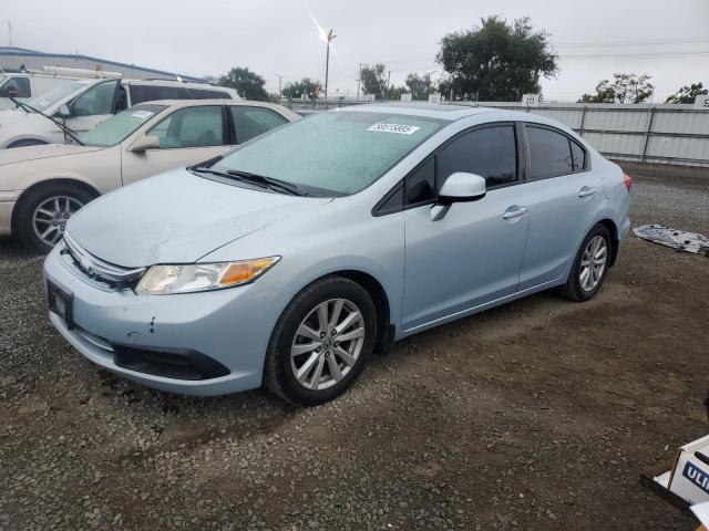 HONDA CIVIC EX 2012 silver  gas 2HGFB2F87CH502860 photo #1
