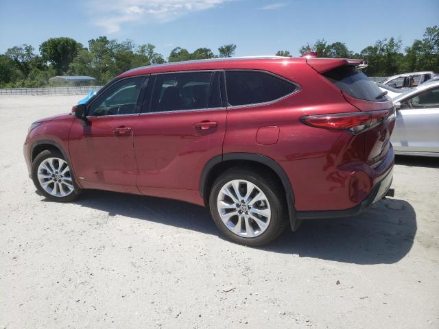 Vin: 5tdxbrch4ns542480, lot: 57946125, toyota highlander hybrid limited 20222