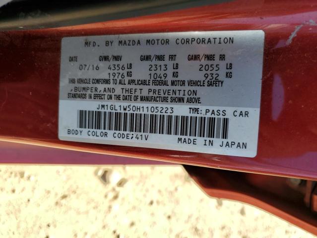 2017 MAZDA 6 GRAND TO - JM1GL1W50H1105223