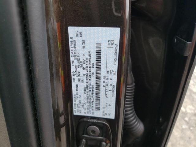 2024 FORD F150 PLATI 1FTFW7LD2RFB49696