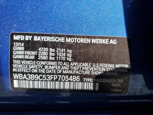 2015 BMW 335 XI - WBA3B9C53FP705486