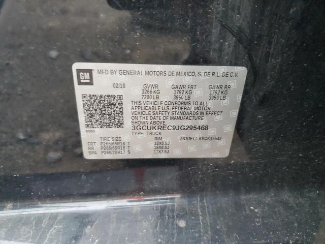 2018 CHEVROLET SILVERADO 3GCUKREC9JG295468