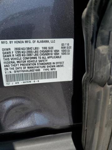 2018 HONDA PILOT EX 5FNYF6H4XJB021680