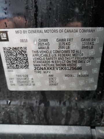 2019 CHEVROLET EQUINOX LT - 2GNAXKEV1K6125686