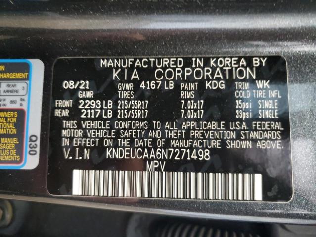 2022 KIA SELTOS S - KNDEUCAA6N7271498