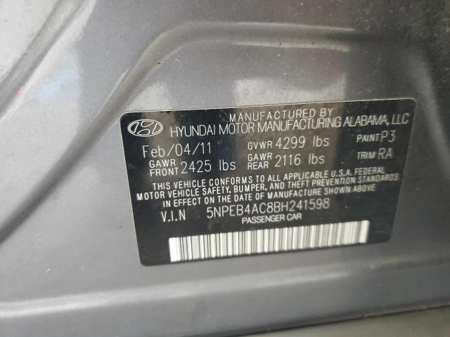 2011 HYUNDAI SONATA GLS - 5NPEB4AC8BH241598