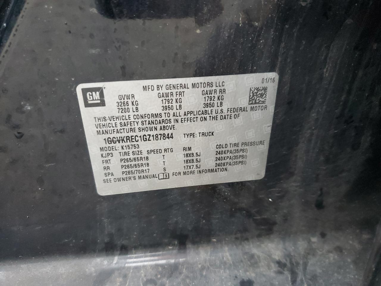 CHEVROLET SILVERADO K1500 LT