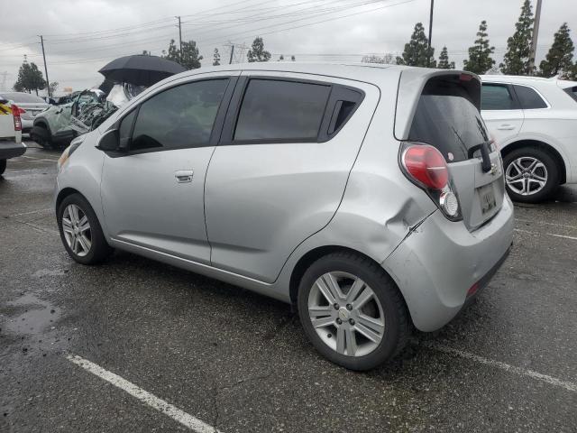 CHEVROLET SPARK LS 2014 silver hatchbac gas KL8CA6S99EC507731 photo #3