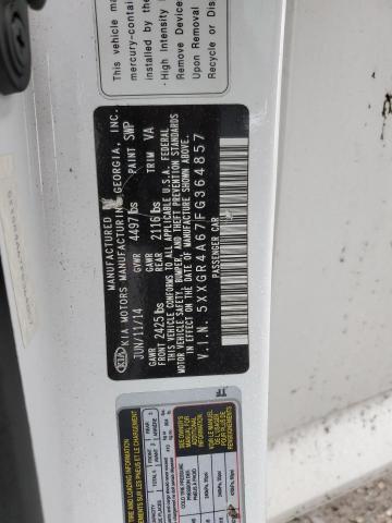 5XXGR4A67FG364857 2015 KIA OPTIMA