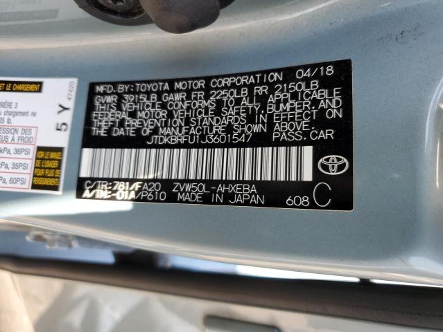 2018 TOYOTA PRIUS - JTDKBRFU1J3601547