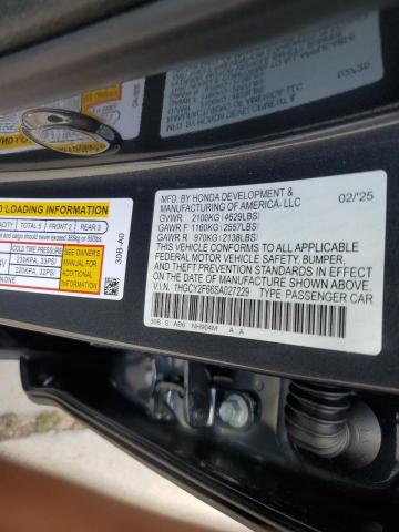 2025 HONDA ACCORD HYB - 1HGCY2F66SA027229