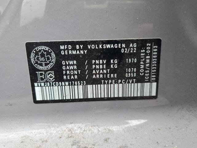 2022 VOLKSWAGEN GTI - WVWJ87CD9NW176523
