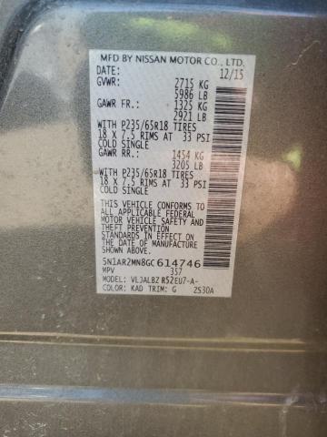 2016 NISSAN PATHFINDER - 5N1AR2MN8GC614746