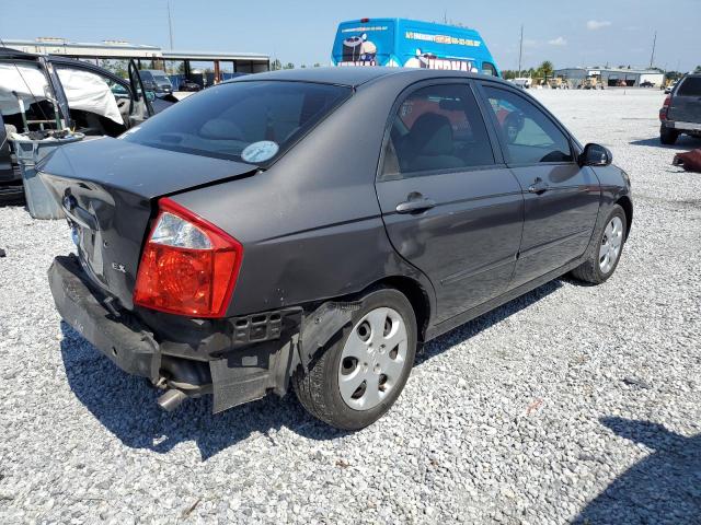 KIA SPECTRA LX 2006 charcoal  gas KNAFE121965370962 photo #4