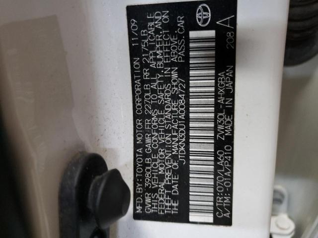 2010 TOYOTA PRIUS - JTDKN3DU1A0084727