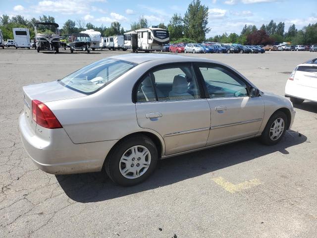 HONDA CIVIC LX 2002 gold  gas 2HGES16512H518479 photo #4