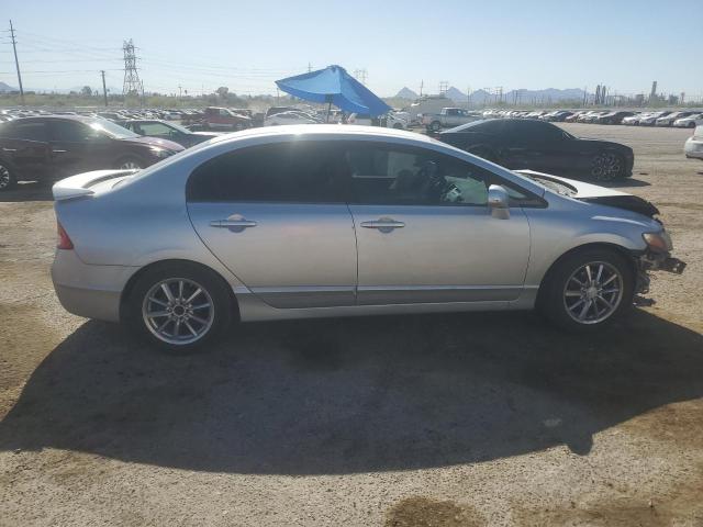 HONDA CIVIC LX 2009 silver  gas 19XFA15589E033396 photo #4