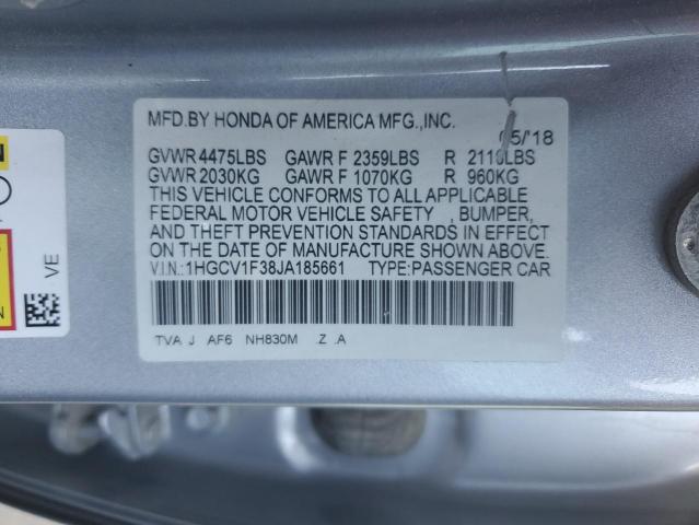 2018 HONDA ACCORD SPO 1HGCV1F38JA185661