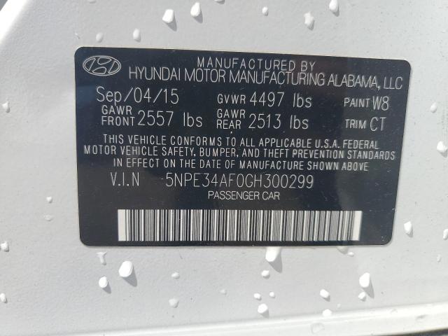2016 HYUNDAI SONATA SPO - 5NPE34AF0GH300299