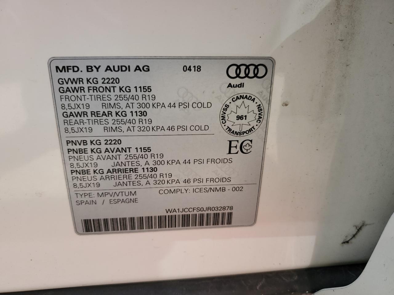 AUDI Q3 PREMIUM PLUS