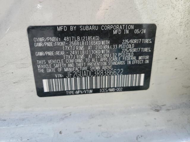 2024 SUBARU CROSSTREK JF2GUADC3R8386622