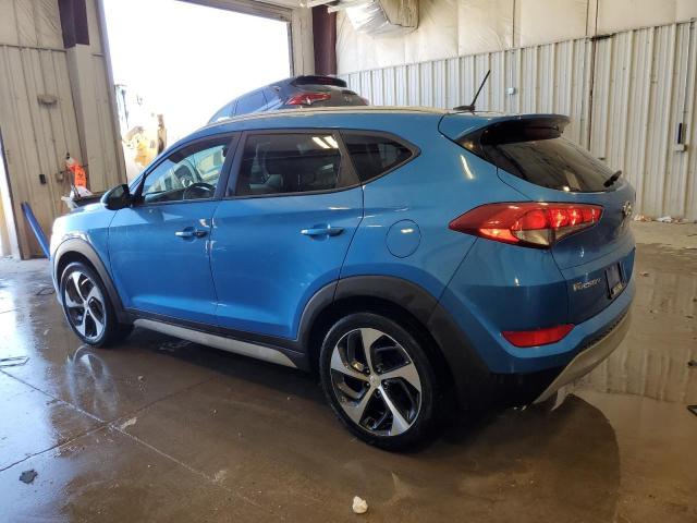 HYUNDAI TUCSON LIM 2017 blue  gas KM8J3CA26HU507319 photo #3