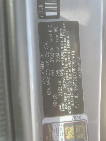 2024 KIA FORTE LX 3KPF24AD7RE701619