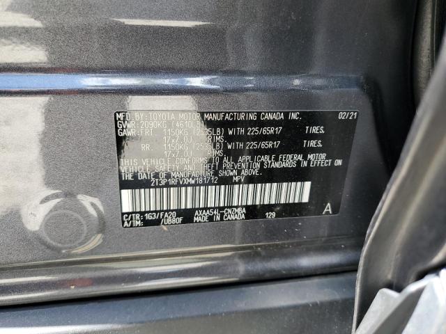 2021 TOYOTA RAV4 XLE - 2T3P1RFVXMW181712