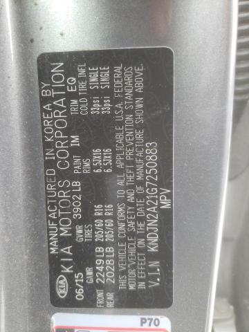 2016 KIA SOUL - KNDJN2A21G7250883