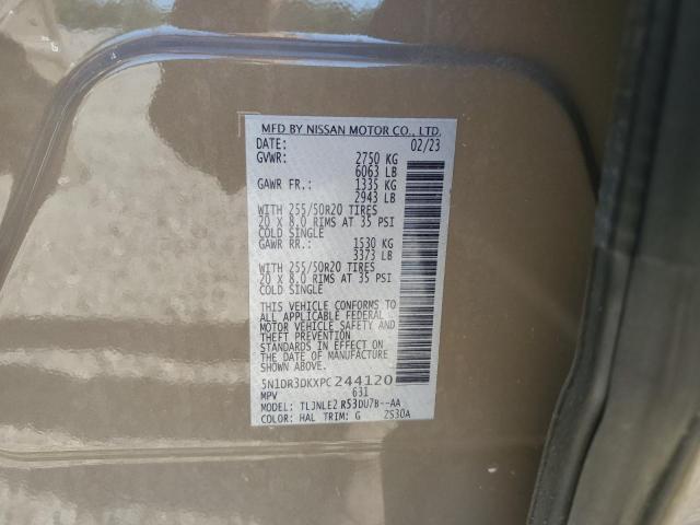 2023 NISSAN PATHFINDER 5N1DR3DKXPC244120
