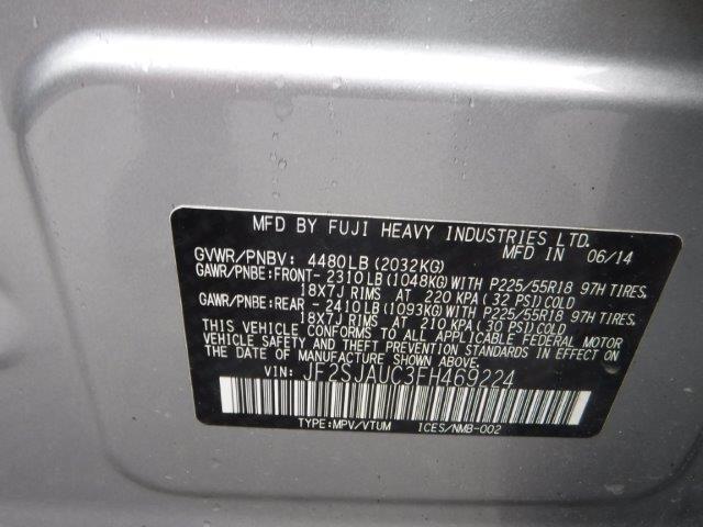 2015 SUBARU FORESTER 2 JF2SJAUC3FH469224