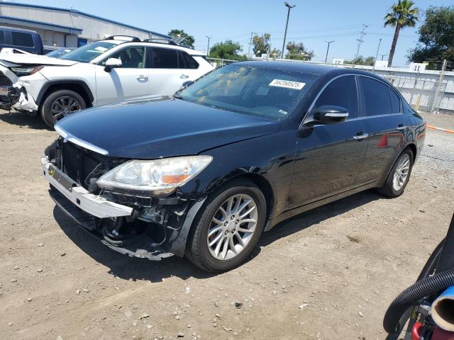 HYUNDAI GENESIS 3. 2010 black  gas KMHGC4DE0AU086211 photo #1