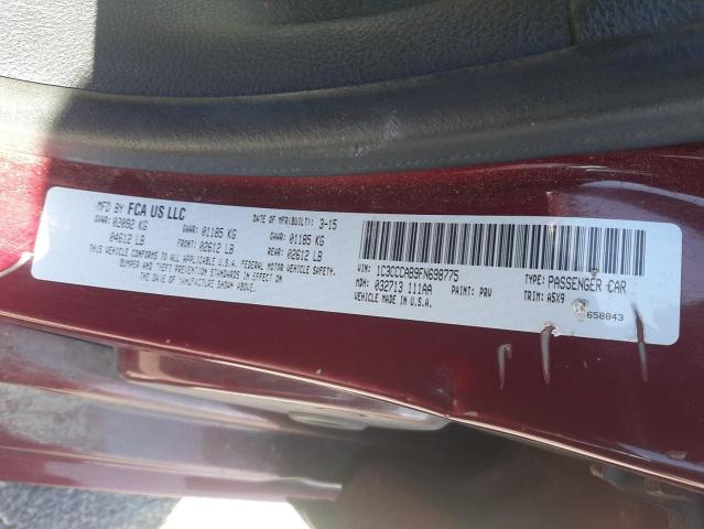 2015 CHRYSLER 200 LIMITE 1C3CCCAB9FN698775