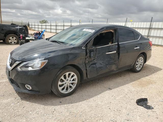 NISSAN SENTRA S 2019 black  gas 3N1AB7AP9KY411928 photo #1
