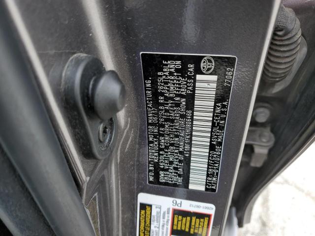 2017 TOYOTA CAMRY LE - 4T1BF1FK1HU806466