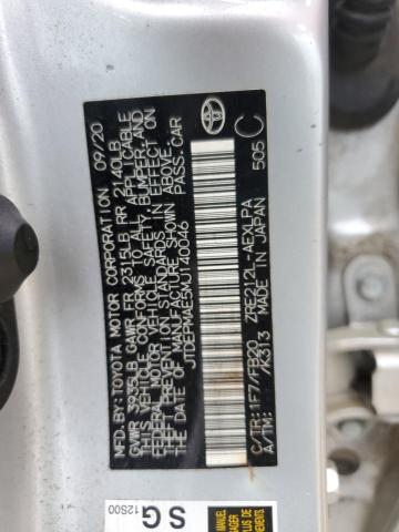 2021 TOYOTA COROLLA LE - JTDEPMAE5MJ140046