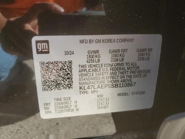 2025 BUICK ENVISTA PR KL47LAEP5SB110867