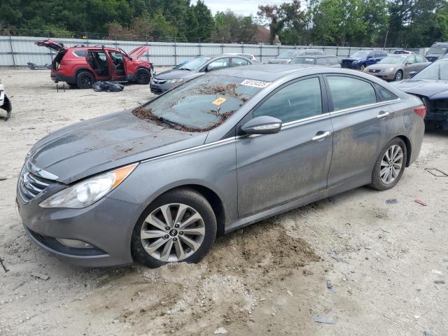 HYUNDAI SONATA 2014 gray  gas 5NPEC4AB1EH872508 photo #1