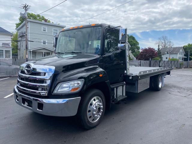 HINO 258/268 2015 black conventi diesel 5PVNJ8JT2F4S56183 photo #1