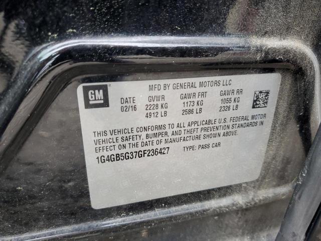 2016 BUICK LACROSSE - 1G4GB5G37GF236427