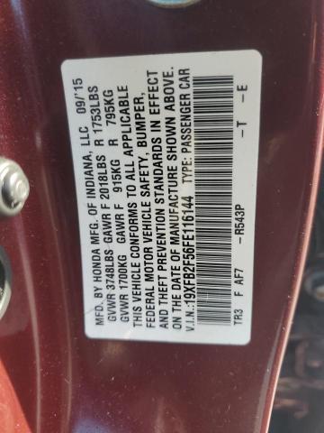 19xfb2f56fe116144 - 2015 Honda civic lx - #58922535